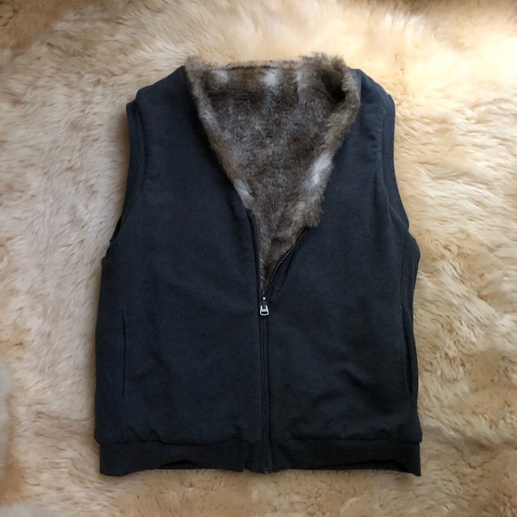 Splendid Ashville reversible faux fur vest m - Picture 6 of 7